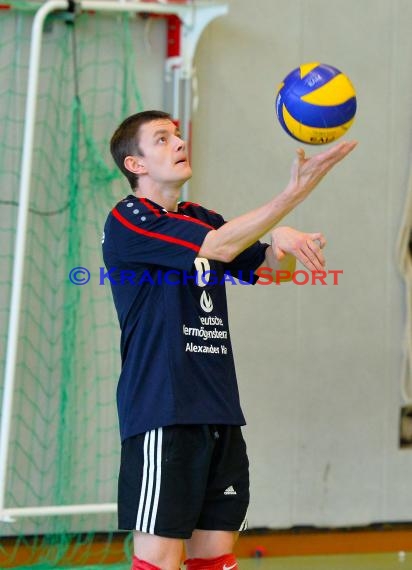 Volleyball Herren Verbandsliga SG Sinsheim/Waibstadt/Helmstadt vs VSG Ettlingen/Rüppur 13.02.2016 (© Siegfried Lörz)