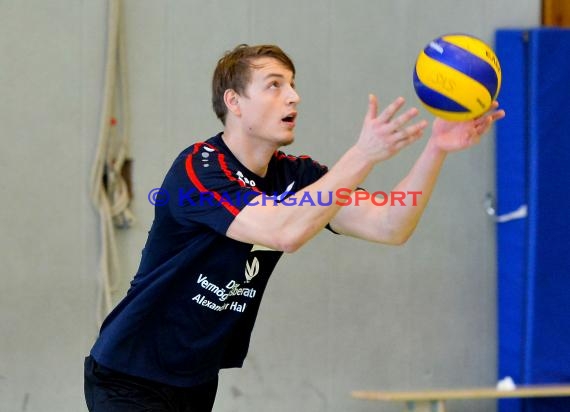 Volleyball Herren Verbandsliga SG Sinsheim/Waibstadt/Helmstadt vs VSG Ettlingen/Rüppur 13.02.2016 (© Siegfried Lörz)