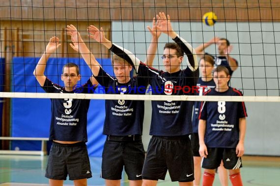 Volleyball Herren Verbandsliga SG Sinsheim/Waibstadt/Helmstadt vs VSG Ettlingen/Rüppur 13.02.2016 (© Siegfried Lörz)