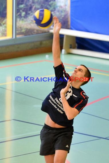 Volleyball Herren Verbandsliga SG Sinsheim/Waibstadt/Helmstadt vs VSG Ettlingen/Rüppur 13.02.2016 (© Siegfried Lörz)