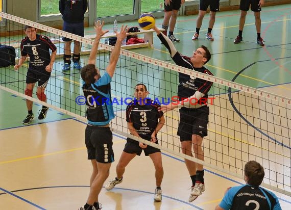 Volleyball Herren Verbandsliga SG Sinsheim/Waibstadt/Helmstadt vs VSG Ettlingen/Rüppur 13.02.2016 (© Siegfried Lörz)