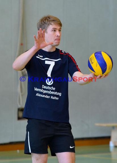 Volleyball Herren Verbandsliga SG Sinsheim/Waibstadt/Helmstadt vs VSG Ettlingen/Rüppur 13.02.2016 (© Siegfried Lörz)