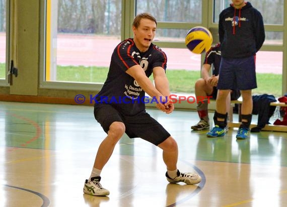 Volleyball Herren Verbandsliga SG Sinsheim/Waibstadt/Helmstadt vs VSG Ettlingen/Rüppur 13.02.2016 (© Siegfried Lörz)