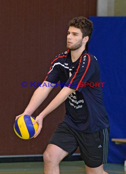 Volleyball Herren Verbandsliga SG Sinsheim/Waibstadt/Helmstadt vs VSG Ettlingen/Rüppur 13.02.2016 (© Siegfried Lörz)