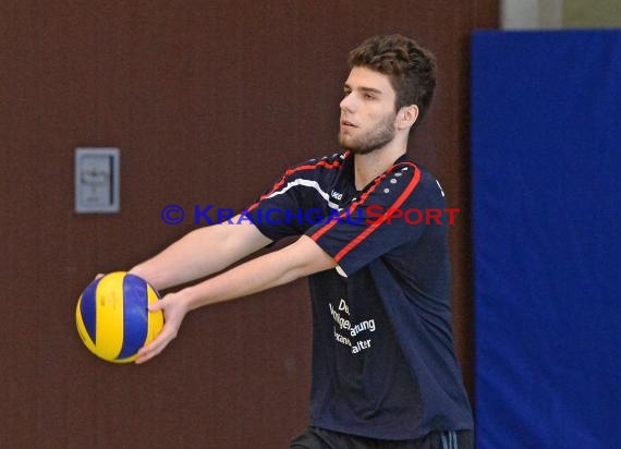 Volleyball Herren Verbandsliga SG Sinsheim/Waibstadt/Helmstadt vs VSG Ettlingen/Rüppur 13.02.2016 (© Siegfried Lörz)