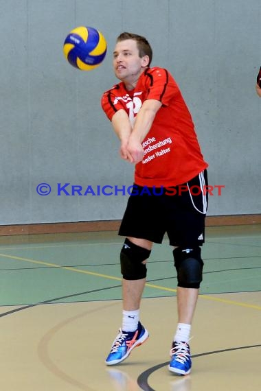 Volleyball Herren Verbandsliga SG Sinsheim/Waibstadt/Helmstadt vs VSG Ettlingen/Rüppur 13.02.2016 (© Siegfried Lörz)