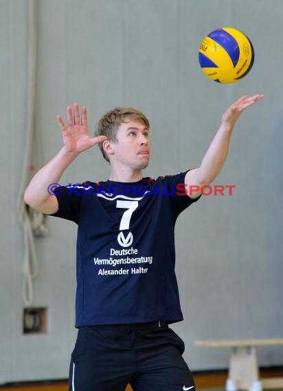 Volleyball Herren Verbandsliga SG Sinsheim/Waibstadt/Helmstadt vs VSG Ettlingen/Rüppur 13.02.2016 (© Siegfried Lörz)