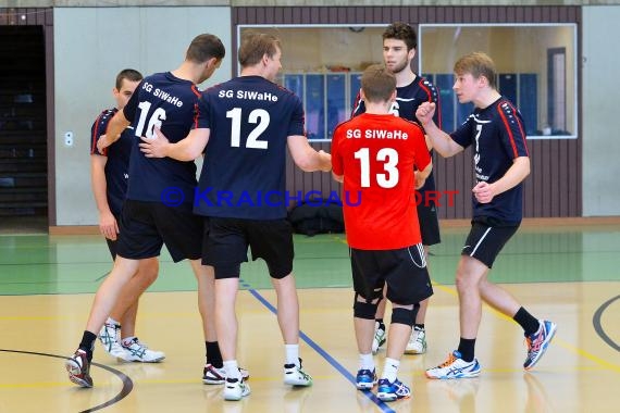 Volleyball Herren Verbandsliga SG Sinsheim/Waibstadt/Helmstadt vs VSG Ettlingen/Rüppur 13.02.2016 (© Siegfried Lörz)