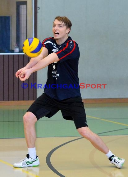 Volleyball Herren Verbandsliga SG Sinsheim/Waibstadt/Helmstadt vs VSG Ettlingen/Rüppur 13.02.2016 (© Siegfried Lörz)