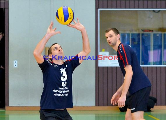 Volleyball Herren Verbandsliga SG Sinsheim/Waibstadt/Helmstadt vs VSG Ettlingen/Rüppur 13.02.2016 (© Siegfried Lörz)