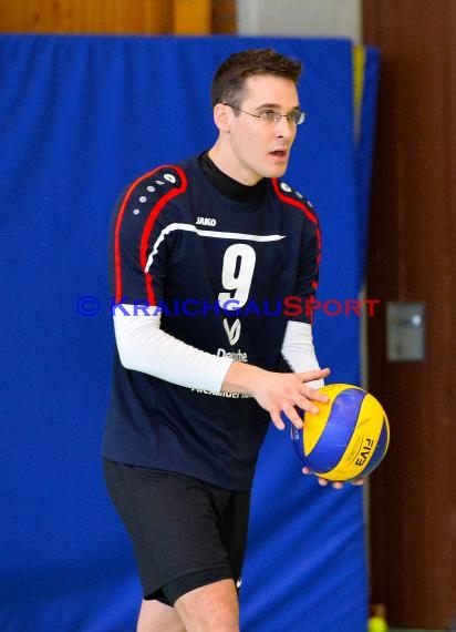 Volleyball Herren Verbandsliga SG Sinsheim/Waibstadt/Helmstadt vs VSG Ettlingen/Rüppur 13.02.2016 (© Siegfried Lörz)