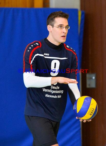 Volleyball Herren Verbandsliga SG Sinsheim/Waibstadt/Helmstadt vs VSG Ettlingen/Rüppur 13.02.2016 (© Siegfried Lörz)