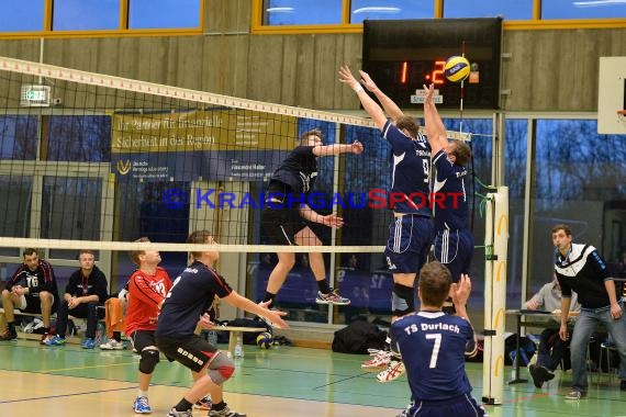 Volleyball Herren Verbandsliga SG Sinsheim/Waibstadt/Helmstadt vs VSG Ettlingen/Rüppur 13.02.2016 (© Siegfried Lörz)