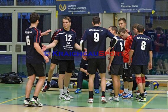 Volleyball Herren Verbandsliga SG Sinsheim/Waibstadt/Helmstadt vs VSG Ettlingen/Rüppur 13.02.2016 (© Siegfried Lörz)