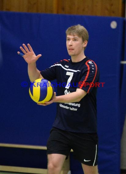 Volleyball Herren Verbandsliga SG Sinsheim/Waibstadt/Helmstadt vs VSG Ettlingen/Rüppur 13.02.2016 (© Siegfried Lörz)