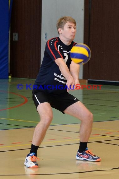 Volleyball Herren Verbandsliga SG Sinsheim/Waibstadt/Helmstadt vs VSG Ettlingen/Rüppur 13.02.2016 (© Siegfried Lörz)