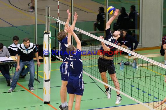 Volleyball Herren Verbandsliga SG Sinsheim/Waibstadt/Helmstadt vs VSG Ettlingen/Rüppur 13.02.2016 (© Siegfried Lörz)