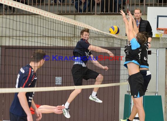 Volleyball Herren Verbandsliga SG Sinsheim/Waibstadt/Helmstadt vs VSG Ettlingen/Rüppur 13.02.2016 (© Siegfried Lörz)