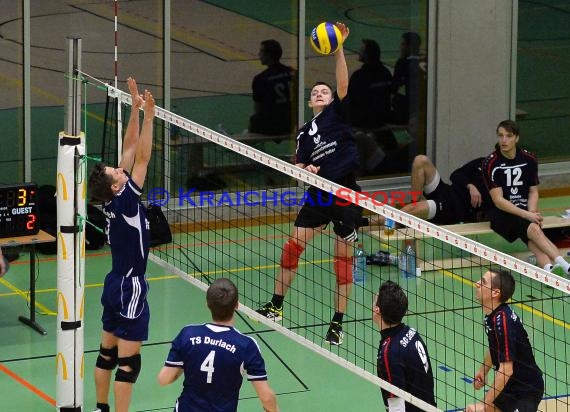 Volleyball Herren Verbandsliga SG Sinsheim/Waibstadt/Helmstadt vs VSG Ettlingen/Rüppur 13.02.2016 (© Siegfried Lörz)