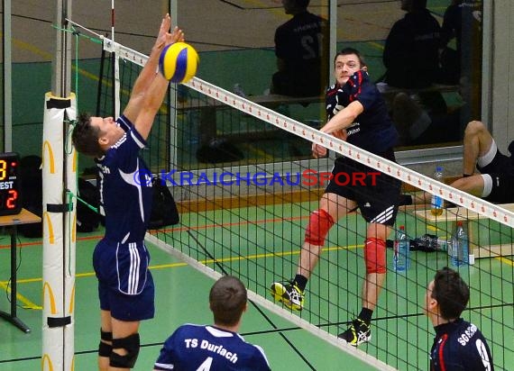 Volleyball Herren Verbandsliga SG Sinsheim/Waibstadt/Helmstadt vs VSG Ettlingen/Rüppur 13.02.2016 (© Siegfried Lörz)