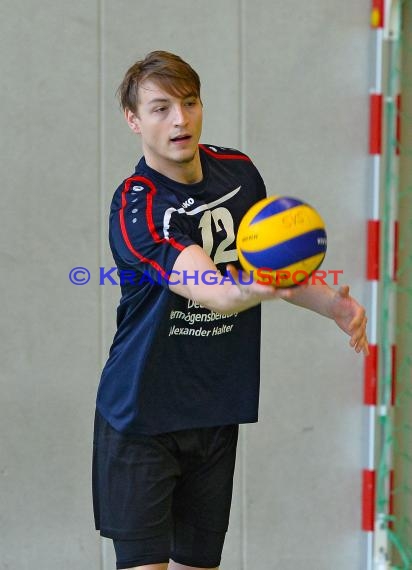 Volleyball Herren Verbandsliga SG Sinsheim/Waibstadt/Helmstadt vs VSG Ettlingen/Rüppur 13.02.2016 (© Siegfried Lörz)