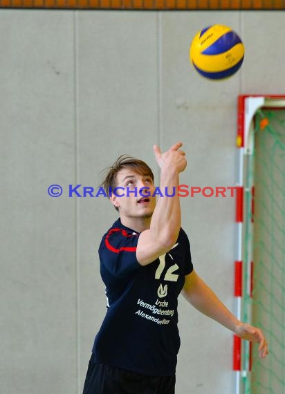 Volleyball Herren Verbandsliga SG Sinsheim/Waibstadt/Helmstadt vs VSG Ettlingen/Rüppur 13.02.2016 (© Siegfried Lörz)