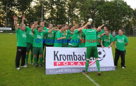 FC Zuzenhausen II - SG Waibstadt 28.05.2014 Finale Krombacher Pokal (© Siegfried)