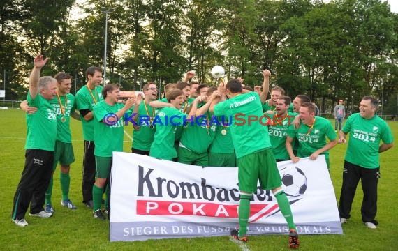 FC Zuzenhausen II - SG Waibstadt 28.05.2014 Finale Krombacher Pokal (© Siegfried)