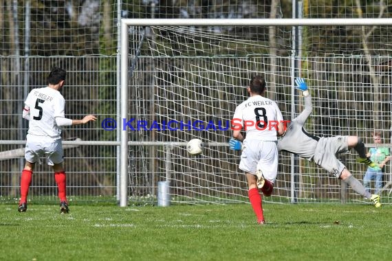 Kreisklasse A Sinsheim FC Weiler vs SC Siegelsbach (© Siegfried Lörz)