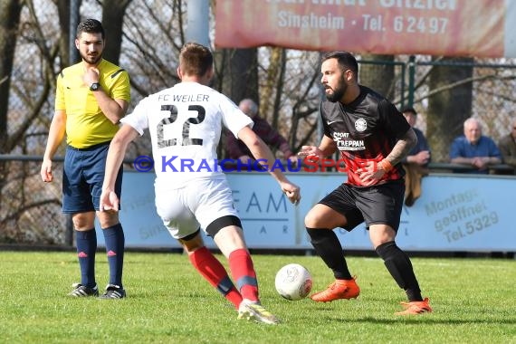 Kreisklasse A Sinsheim FC Weiler vs SC Siegelsbach (© Siegfried Lörz)