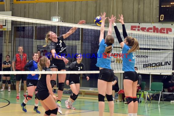 Volleyball Damen 3. Liga Süd SV Sinsheim gegen VC Wiesbaden II - 07.04.2018 (© Siegfried)