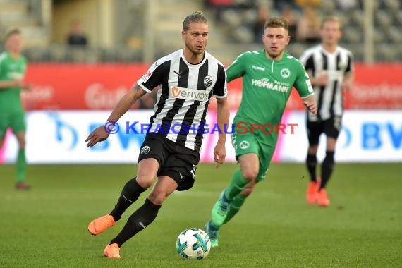 2. BL - 17/18 - SV Sandhausen vs. SpVgg Greuther Fuerth (© Kraichgausport / Loerz)