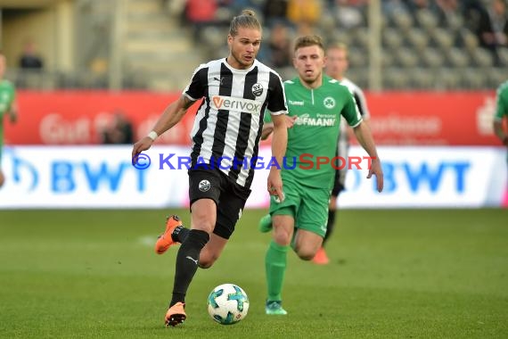 2. BL - 17/18 - SV Sandhausen vs. SpVgg Greuther Fuerth (© Kraichgausport / Loerz)