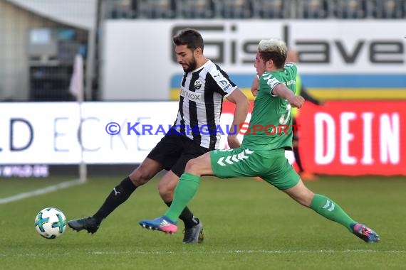 2. BL - 17/18 - SV Sandhausen vs. SpVgg Greuther Fuerth (© Kraichgausport / Loerz)