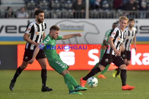 2. BL - 17/18 - SV Sandhausen vs. SpVgg Greuther Fuerth (© Kraichgausport / Loerz)