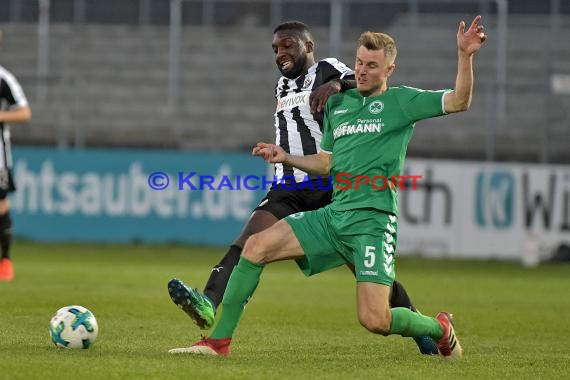 2. BL - 17/18 - SV Sandhausen vs. SpVgg Greuther Fuerth (© Kraichgausport / Loerz)