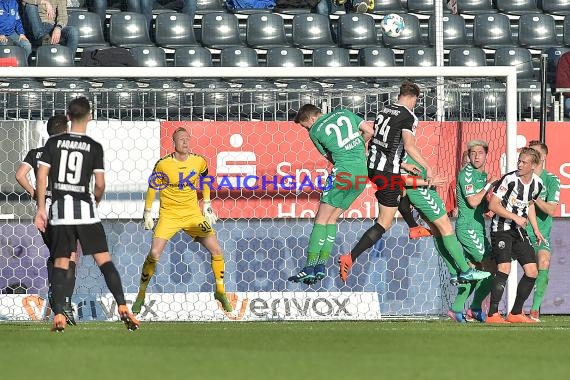 2. BL - 17/18 - SV Sandhausen vs. SpVgg Greuther Fuerth (© Kraichgausport / Loerz)