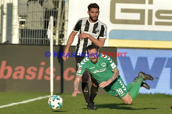 2. BL - 17/18 - SV Sandhausen vs. SpVgg Greuther Fuerth (© Kraichgausport / Loerz)