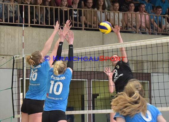 Volleyball Damen 3. Liga Süd SV Sinsheim gegen VC Wiesbaden II - 07.04.2018 (© Siegfried)