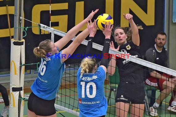 Volleyball Damen 3. Liga Süd SV Sinsheim gegen VC Wiesbaden II - 07.04.2018 (© Siegfried)