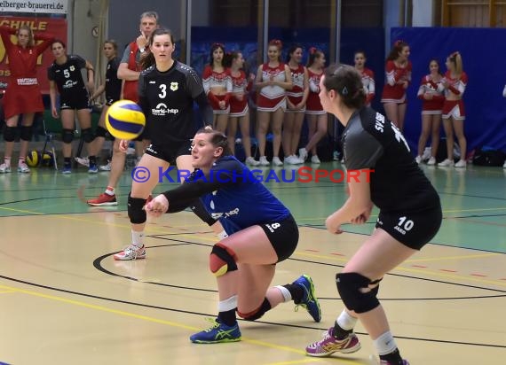 Volleyball Damen 3. Liga Süd SV Sinsheim gegen VC Wiesbaden II - 07.04.2018 (© Siegfried)