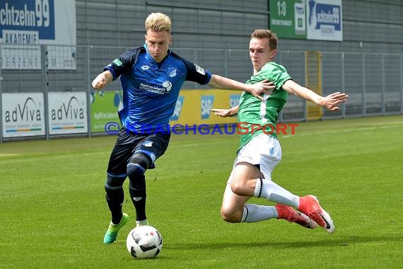 A-Junioren (U19) Bundesliga Sued/Suedwest Süd/Südwest TSG 1899 Hoffenheim vs TSV 1860 München 06.05.2017 (© Siegfried Lörz)