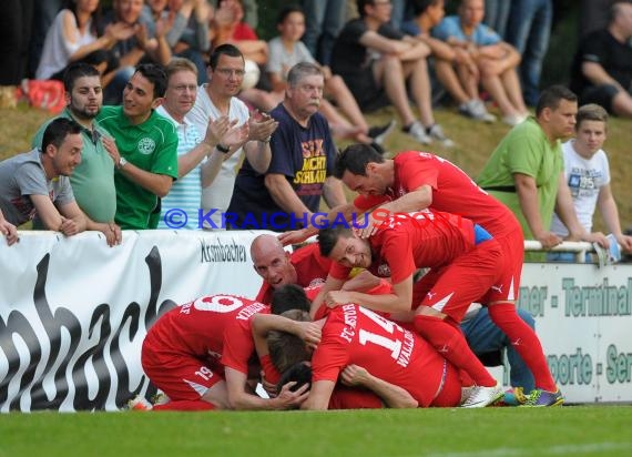 Endspiel FC Astoria Walldorf - FC Nöttingen Krombacher Pokal Baden in Kirrlach (© Siegfried)