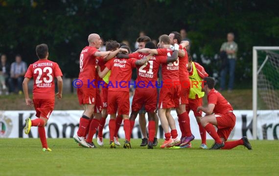 Endspiel FC Astoria Walldorf - FC Nöttingen Krombacher Pokal Baden in Kirrlach (© Siegfried)