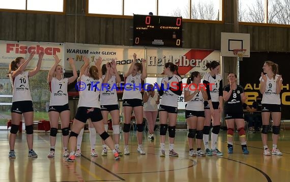 Volleyball Damen 3. Liga Süd SV Sinsheim vs BSP MPV Stuttgart 08.04.2017 (© Siegfried)