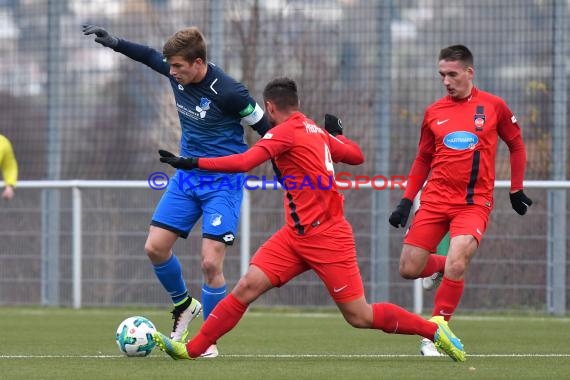 A-Junioren Bundesliga Süd/Südwest TSG Hoffenheim vs 1. FC Heidenheim 09.12.2017 (© Kraichgausport / Loerz)