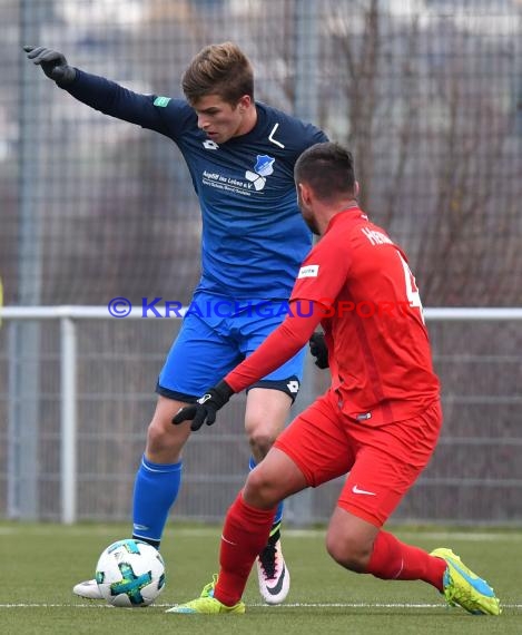 A-Junioren Bundesliga Süd/Südwest TSG Hoffenheim vs 1. FC Heidenheim 09.12.2017 (© Kraichgausport / Loerz)