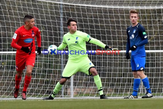 A-Junioren Bundesliga Süd/Südwest TSG Hoffenheim vs 1. FC Heidenheim 09.12.2017 (© Kraichgausport / Loerz)