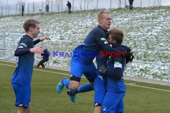 A-Junioren Bundesliga Süd/Südwest TSG Hoffenheim vs 1. FC Heidenheim 09.12.2017 (© Kraichgausport / Loerz)