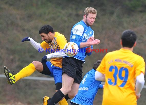 Landesliga Rhein Neckar TSV Michelfeld vs 1. FC Mühlhausen 28.02.2016 (© Siegfried)